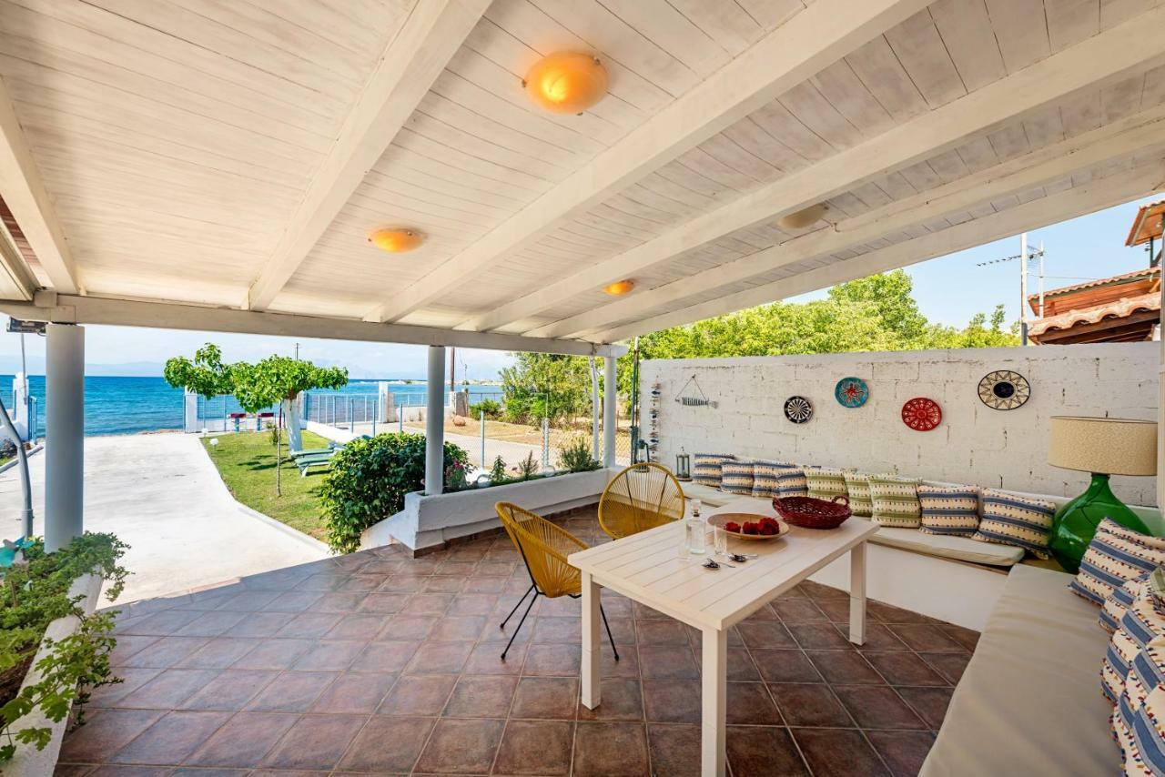 Vila Kiko, The Coastline House Kato Achaia Exteriér fotografie